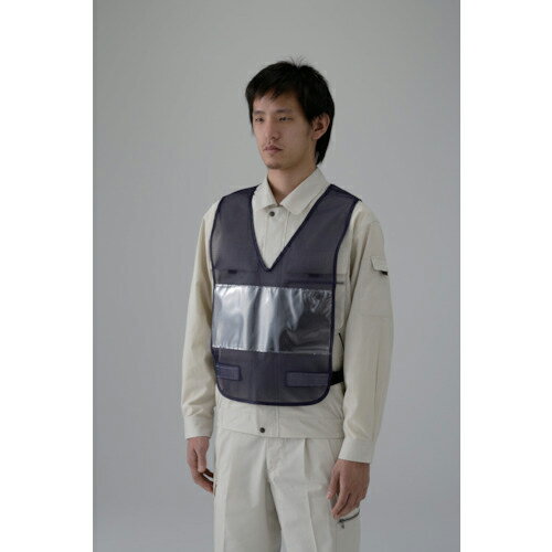 ユニット 差し込み式ベスト紺 胴囲108~128cm ( 379-683 ) ユニット(株)