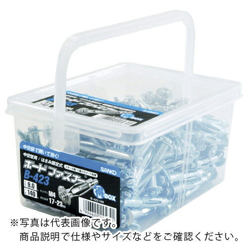 【SALE価格】サンコー テクノ まとめ買い ボードファスナーBタイプ スチール製 (140本) ( B-423-140 ) ..