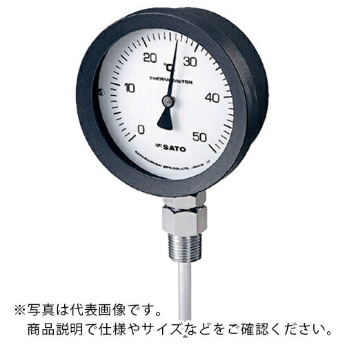 Rakuten - 佐藤 ( 佐藤計量器製作所 ) バイメタル式温度計 BM−S−100P 0〜100℃ 150L （2085-16 ( BM-S-100P-6 )