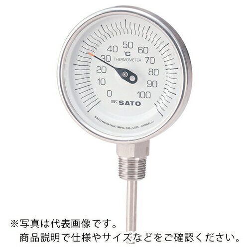 佐藤 ( 佐藤計量器製作所 ) バイメタル温度計BMーS型 ( BMS90S6 )