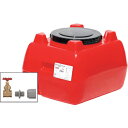 SUIKO ホームローリータンク100 赤 ドレンバルブセット(25A)付 ( HLT-100(R)+VALVE-SET25A ) スイコー(株) 【メーカー取寄】