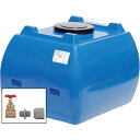 SUIKO ホームローリータンク500 青 ドレンバルブセット(25A)付 ( HLT-500(B)+VALVE-SET25A ) スイコー(株) 【メーカー取...