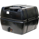 SUIKO スーパーローリータンク 1500L 黒 直付けスリースバルブ50A付 ( SLT-1500 BK+SV50A ) スイコー(株) 【メーカー取寄】