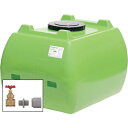SUIKO ホームローリータンク500 緑 ドレンバルブセット(25A)付 ( HLT-500(GN)+VALVE-SET25A ) スイコー(株) 【メーカー取寄】