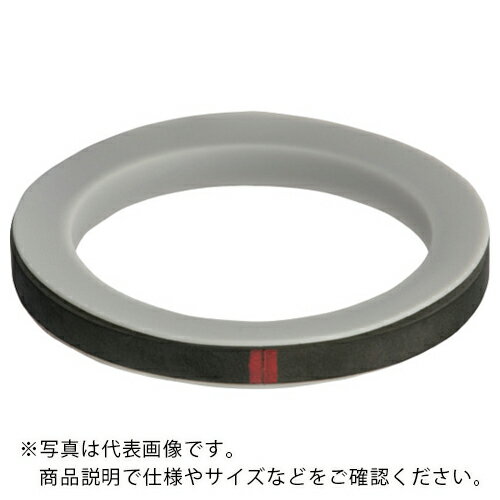 TOYOX カムロック用ガスケット フッ素樹脂(PTEE)ジャケット(フッ素ゴム付) 1-1/4インチ ( GK-TJ/F-1-1/4 ) (株)トヨックス 【メーカー取寄】