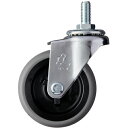 ハンマー Aシリーズ ねじ込み 自在 W3/8 エラストマー車 65mm ( 420A-20L65 ) ハンマーキャスター(株) 【メーカー取寄】