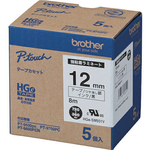 brother HGESơ(Ǵ) ʸ/(Ĥä)/12mm ( HGE-SM931V ) ֥饶()