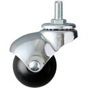 ハンマー ねじ込み式W3/8 旋回式ゴム車輪 40mm ( 405A-20R40 ) ハンマーキャスター(株) 【メーカー取寄】