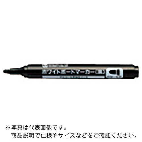 JTX 739933)WBマーカー 黒 丸芯 1本 ( H032J-BK ) プラス(株)
