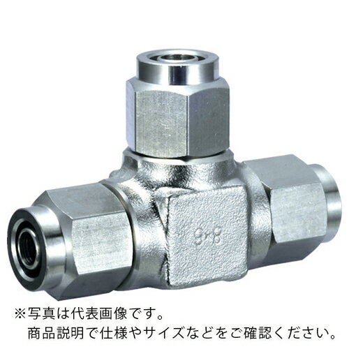 TRUSCO SUSユニオンティ 適用チューブ径8X6 ( TS8-00UT ) トラスコ中山(株)