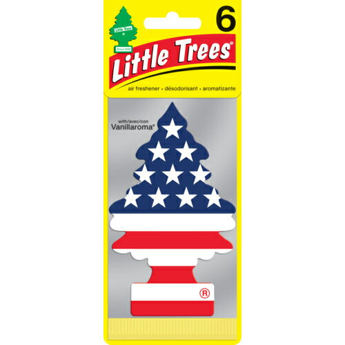 リトルツリーズ LT エアーフレッシュナー 6P - America(アメリカ) ( LT651 ) カーフレッシュ社