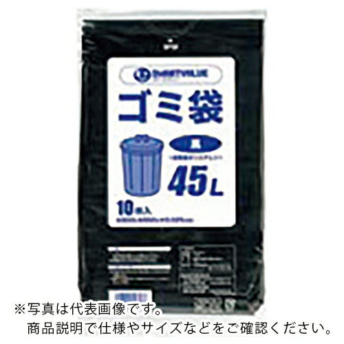 JTX 886645)ゴミ袋LDD黒 45L600枚 ( N210J-45P ) プラス(株) 【メーカー取寄】のサムネイル
