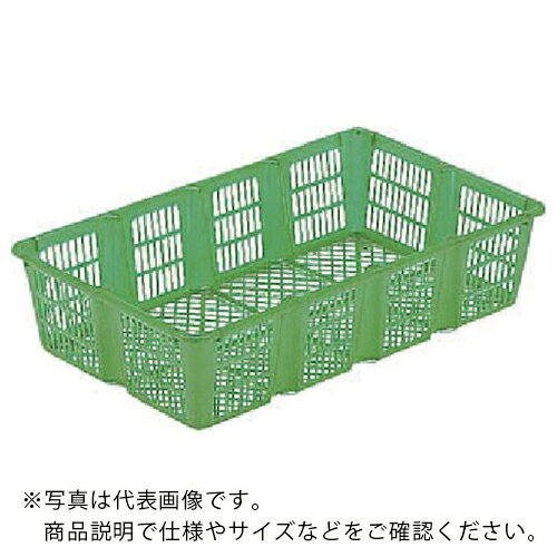 サンコー ( 三甲 ) オクラ篭 101208 4型 緑 ( 101208GR00 GR ) 【メーカー取寄】