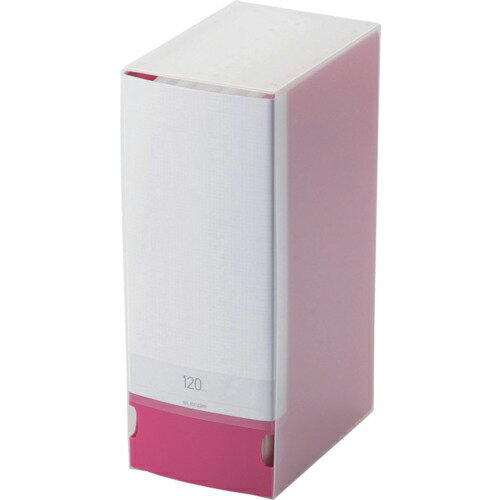 ELECOM CD・DVD・Blu-ray対応ディスクファイル 120枚収納 ピンク ( CCD-FB120PN ) エレコム(株) 【メー..