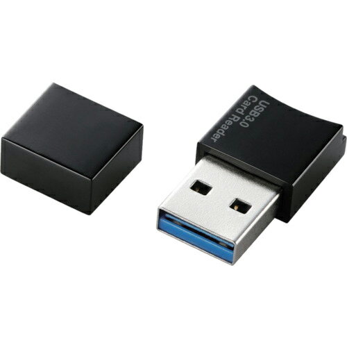 ELECOM ( エレコム ) USB3.0対応メモリリーダライタ microSD専用 ブラック ( MR3-C008BK ) 【メーカー取寄】