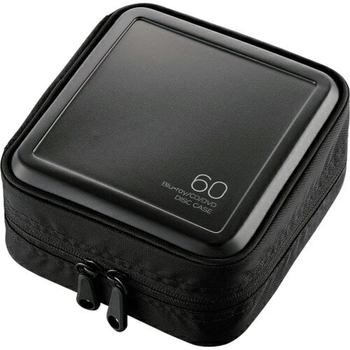 ELECOM CD・DVD・Blu-rayファスナーケース 60枚収納 ブラック ( CCD-HB60BK ) エレコム(株) 【メーカー..