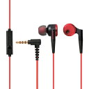 ELECOM ステレオヘッドホンマイク 「GrandBass」 レッド ( EHP-GB100MRD ) エレコム(株) 【メーカー取寄】