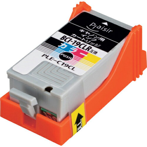 ELECOM ץ쥸 CANON BCI-19CLRб 顼 ( PLE-C19CL ) 쥳() ڥ᡼