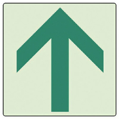 仕様：表示内容：矢印縦(mm)：100横(mm)：100摘要：粘着シール5枚1組材質／仕上：蓄光ステッカー　●代表画像について 商品によっては、代表画像を使用している場合がございます。 商品のカラー、サイズなどが異なる商品をイメージ画像とし...