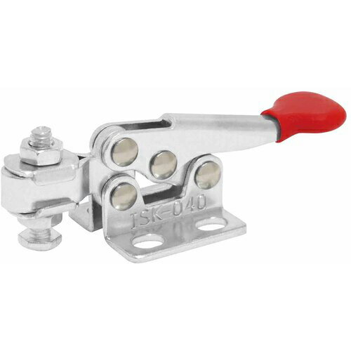 【SALE価格】育良 下方押え型トグルクランプ 水平ハンドル(31102) ( ISK-040 ) 育良精機(株)
