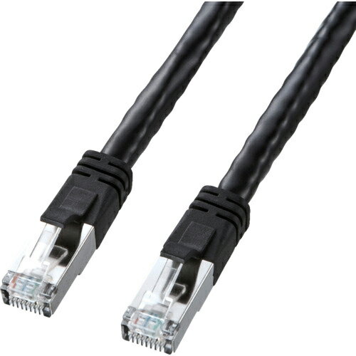 【SALE価格】SANWA ( サンワサプライ ) CAT6 LANケーブル PoE対応タイプ ブラック 3m ( KB-T6POE-03BK )
