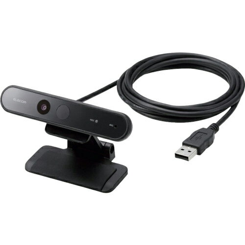 ELECOM Webカメラ 200万画素 Full HD Windows Hello顔認証対応 ブラック ( UCAM-CF20FBBK ) エレコム(..