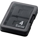ELECOM SDカードケース 4枚収納 SD/microSD CMC...(4)
