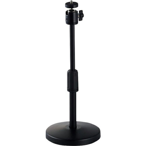 ELECOM WEBカメラ用卓上スタンド GoPro用アダプタ付属 ブラック ( UCAM-DSARMBK ) エレコム(株) 【メーカー取寄】