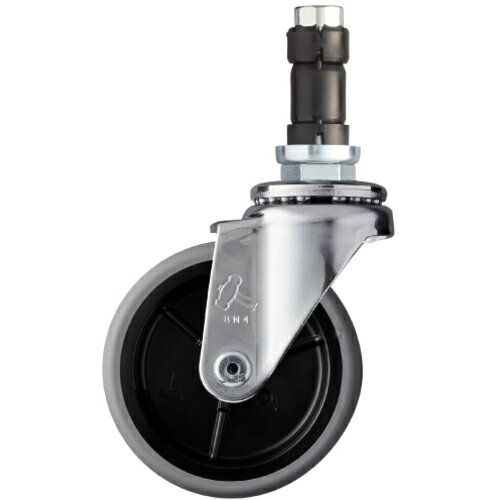 Rakuten - ハンマー ( ハンマーキャスター ) ENシリーズ パイプ差込み 自在 エラストマー車 85mm ( 4203EN-L85 ) 【メーカー取寄】