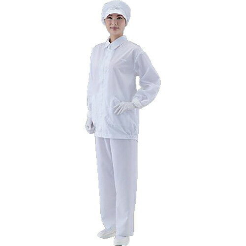 AS アズピュアCRジャケットTJW 白 L ( 1-2282-02 ) アズワン(株)