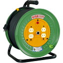 NICHIDO 電工ドラム 標準型100Vドラム 2芯 極太電線仕様 50m ( NDN-504F ) 日動工業(株)