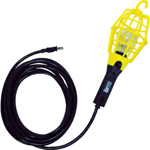 ハタヤ 補助コードランプ 60W耐震電球付 電線10m ランプガード黄 ( ILI-10Y ) (株)ハタヤリミテッド