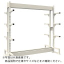 TRUSCO ボルトレス長尺保管棚M1.5 複式基本900X450XH1500 4段 ( VRM1.5-5354W ) トラスコ中山(株)(4)