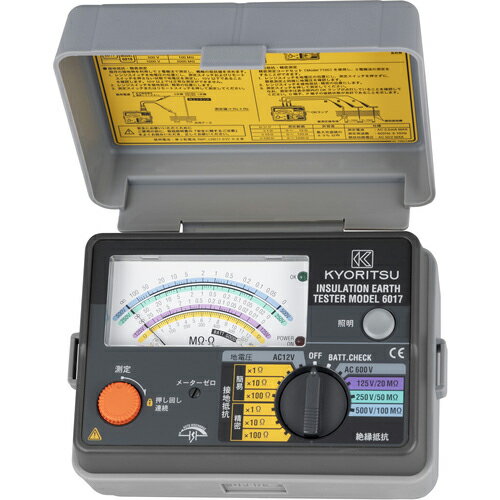 KYORITSU 6017 アナログ絶縁・接地抵抗計 ( MODEL6017 ) 共立電気計器(株)