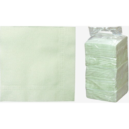 大黒 カラーナフキン 四ツ折 グリーン 500枚パック ( 902592 ) 大黒工業(株) 【メーカー取寄】