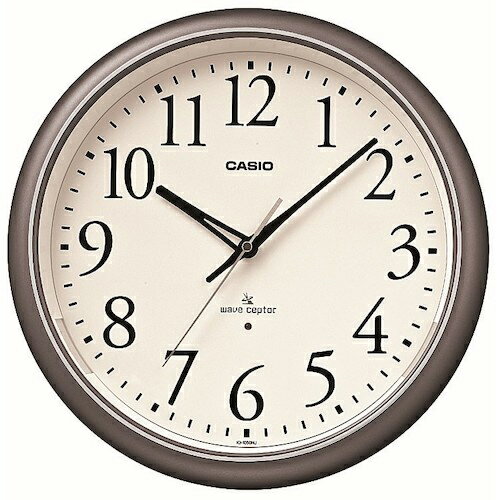 カシオ 電波掛け時計 直径330mm シルバー ( IQ-1050NJ...(4.0)