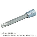 TONE ヘックスローブソケット ロングトルクスソケット(強力タイプ) T40 先端寸法6.6mm ( 3TX-T40L ) TONE(株)