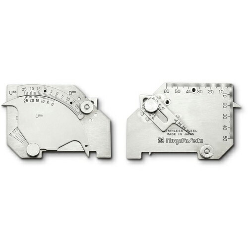 SK ( 新潟精機 ) 溶接ゲージ(アンダーカット/ベベル角度/食い違い段差/脚長/すみ肉のど厚) ( WGU-7M )