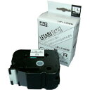 【SALE価格】MAX ビーポップミニ用ラミネートテープ 36mm幅 白×黒文字 8m巻 ( LM-L536BW ) マックス(株)