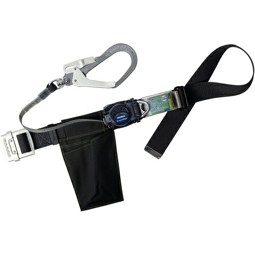 TSUYORON ( 藤井電工 ) 胴ベルト型墜落制止用器具(巻取タイプ)ロック機構なし リトライト 黒 Mサイズ 幅50MM×長さ1200MM ( TB-RL-593K-BLK-M-JAN-BP ) orangetool-13170812 Orange Tool Tokiwa パッケージ画像