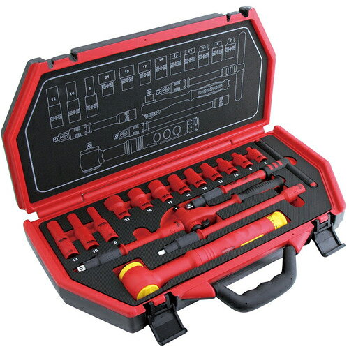 Pro-Auto 3/8DR.17PC.﹩񥻥å 9.5mm ( P-E317F ) ġ() ڥ᡼