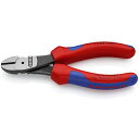 【SALE価格】KNIPEX 強力型ニッパー コンフォートハンドル 140mm ( 7402-140 ) KNIPEX社