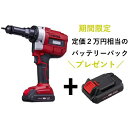 エビ 【期間限定バッテリープレゼント(※後日お届け)】 コードレスナッター ( N1B1 ) (株)ロブテックス