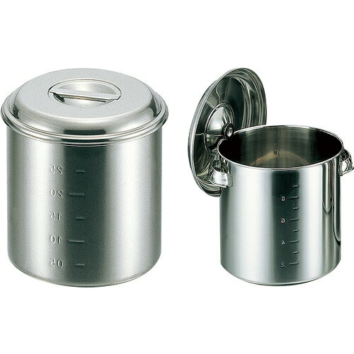 SUGICO キッチンポット手付(蓋付) φ200×H200 6.0L ( SP-20 ) スギコ産業(株) 【メーカー取寄】