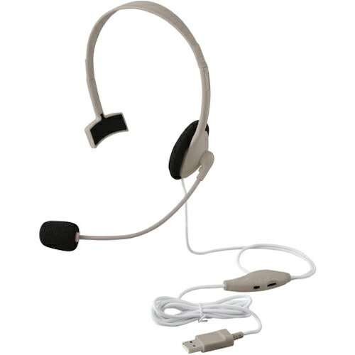 Rakuten - PLUS ( プラス ) 428811)片ミミ快適ヘッドセット ( TW-HS002GY ) プラス(株) 【メーカー取寄】
