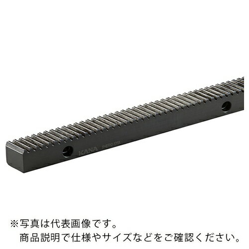 Rakuten - KANA ( 片山チエン ) 取付穴加工ヘリカルラックギヤ ( KHEFH3-1000L ) 片山チエン(株) 【メーカー取寄】