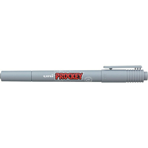 uni プロッキー 極細+細字丸芯 水性顔料マーカー PM-120T 灰 37 ( PM120T.37 ) 三菱鉛筆(株)