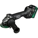 HiKOKI コードレスディスクグラインダ 36V 100mm 新マルチボルトセット品 ストロングブラック仕様 ( G3610DC(2XPBZ) ) 工機ホールディングス(株)