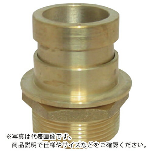 IWA 黄銅製 町野式媒介金具 C103 町野オス×管用テーパネジ男(Rネジ) ( 36C040B ) (株)岩崎製作所