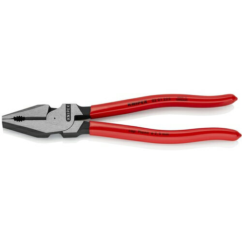 KNIPEX 強力型ペンチ プラスチックハンドル 225mm ( 0201-225 )